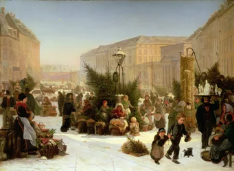 クリスマスツリーの販売、1853